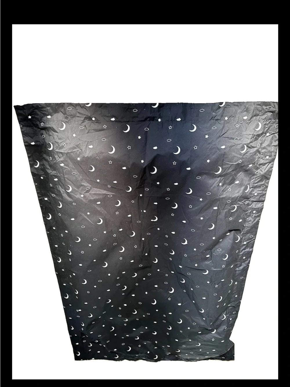 Amazon Black Space-Print Window Shade
